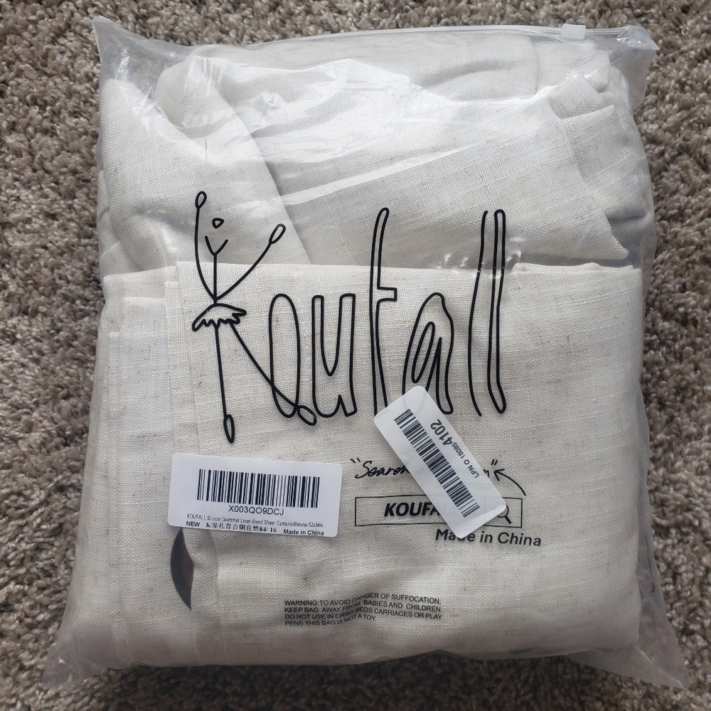 Koufall Linen Blend Curtains